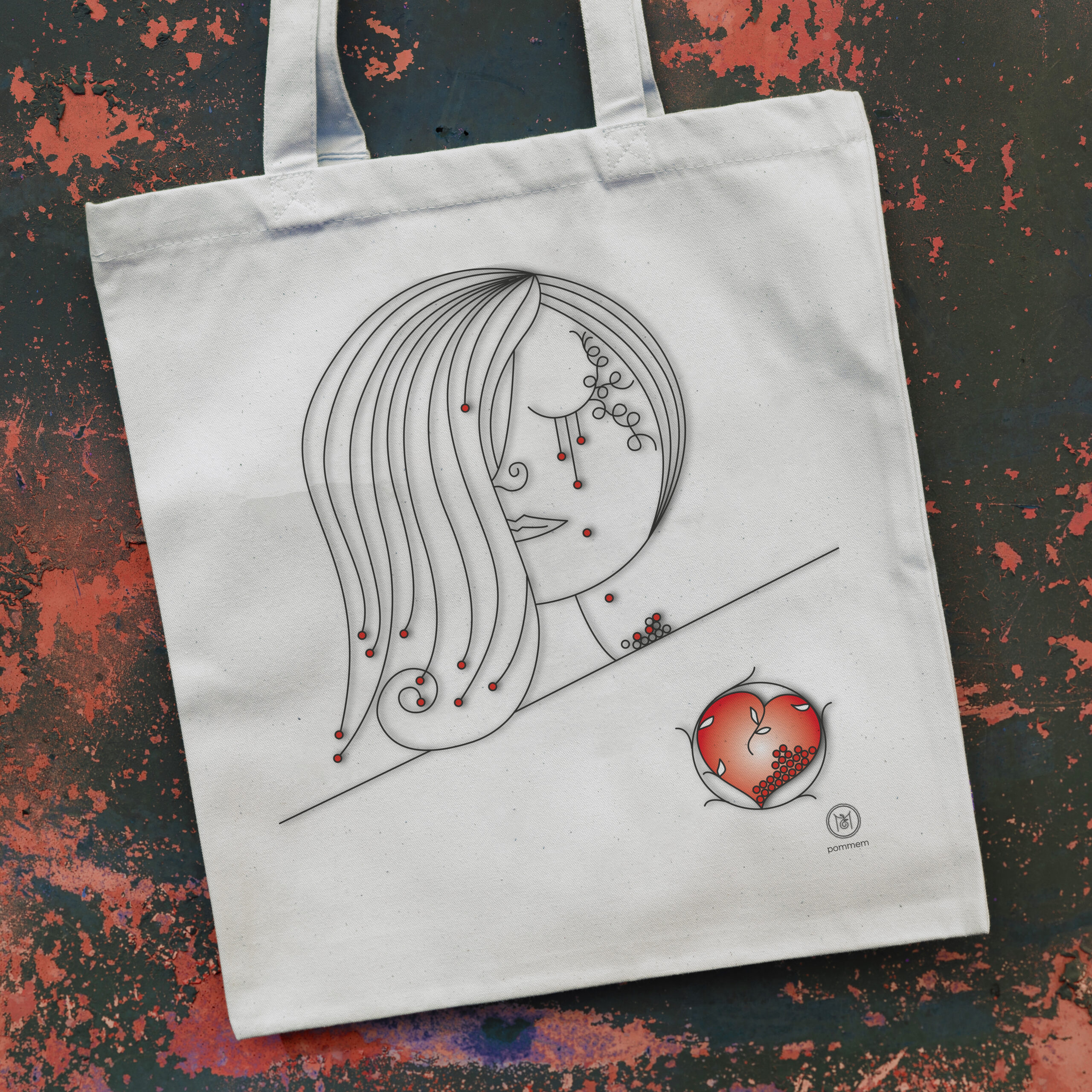 packshot tote bag modèle inari